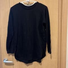 UNIQLO 長袖カットソー ブラック Mサイズ