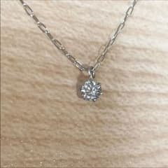 ネックレス ダイヤモンド0.1ct pt850のサムネイル