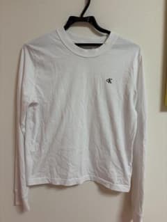 Calvin Klein ck ロゴ 長袖カットソー ホワイトのサムネイル