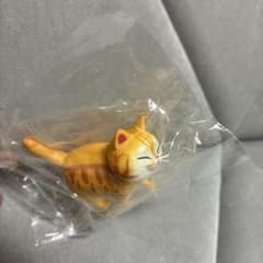茶トラ猫 フィギュア ミニチュアのサムネイル