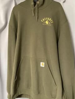 Carhartt パーカー カーキのサムネイル