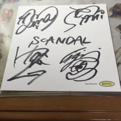 SCANDAL 直筆サインのサムネイル