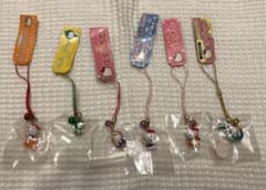ご当地キティストラップ　根付け 九州限定　6点セットのサムネイル