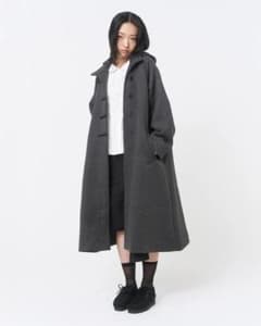 MisekiSeoul Hoodie long duffle coatのサムネイル