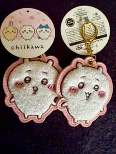 ちいかわ もこもこサガラ刺繍キーホルダー 2種セットのサムネイル