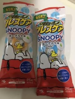 スヌーピー　期間限定　噛むブレスケア　ヨーグルト味のサムネイル