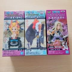 ONE PIECE 월드 콜렉터블 피규어 백수 해적단 3체