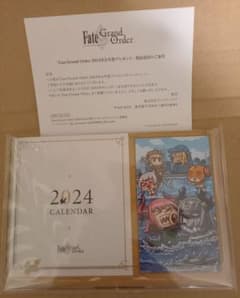 FGO Fate/GrandOrder 2024年卓上カレンダーのサムネイル