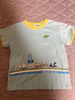 familiar ファミリア ロケット柄 Tシャツ 110cm - メルカリ