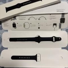 Apple Watch 純正スポーツベルトのみ　ブラック S/M 40mmのサムネイル