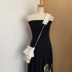 ハワイアン❤️フリルストラップ付きスマホショルダーバッグ❤️handmadeのサムネイル