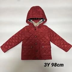 Burberry 3Y 98cm フード付きダウンジャケット - メルカリ