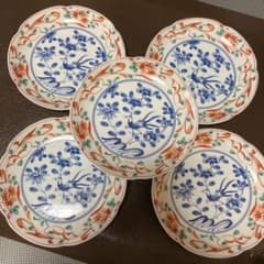 最終値下げ！【たち吉】 赤絵花鳥 和皿 19センチ 5枚組 - メルカリ
