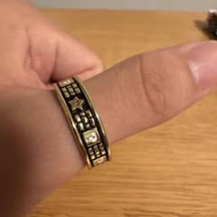 スーパーマリオ デザイン リング 指輪 ゴールドカラーのサムネイル
