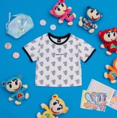 【最安値】ANGELBLUE(エンジェルブルー)クロップド丈総柄Tシャツのサムネイル