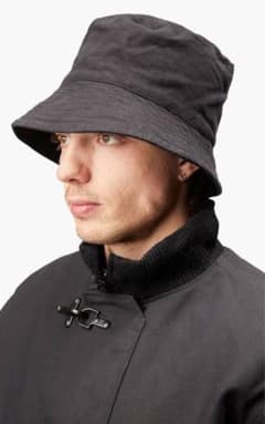 Bucket Hat - Cotton Moleskin - Black / Mのサムネイル