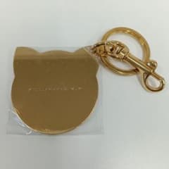 【未使用級】ステラマッカートニー キャット キーチェーン ゴールド 未使用級】ステラマッカートニー キャット キーチェーン ゴールド