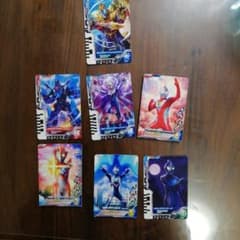 ウルトラマンフュージョンファイトのカード7枚セットのサムネイル