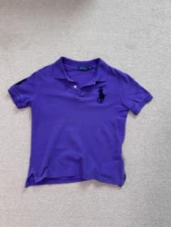 Polo Ralph Lauren ポロシャツ パープル 7 短丈 swag - メルカリ