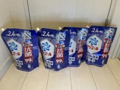 アリエール 液体 超抗菌プレミアム 漂白剤級洗浄 詰め替え 1720g × 4個のサムネイル