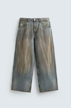 新品】zara アクネ バギーフィットデニム 40 - メルカリ