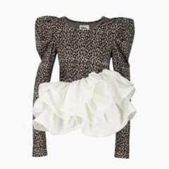 Bibiy. EFFIE PEPURAMU LEOPARD TOP ビビィ - メルカリ
