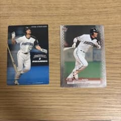 日本ハムファイターズ 小笠原道大 稲葉篤紀 カード 2枚セットのサムネイル