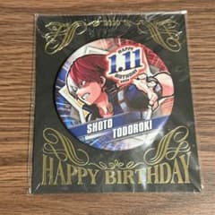 轟焦凍 バースデー缶バッジ 2020 ジャンプショップ ヒロアカ - メルカリ