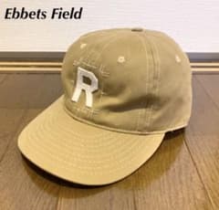 ⭐︎エベッツEBBETS FIELD FLANNELSカレッジキャップ茶ロゴ⭐︎のサムネイル