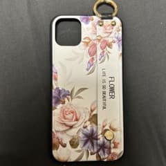 花柄 iPhoneケース リング付きのサムネイル