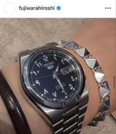 SEIKO 5 セイコー SNK063J5 藤原ヒロシ着用 SEIKO SEIKO 5 藤原ヒロシ着用モデル SNK063J5 アラビック - メルカリ