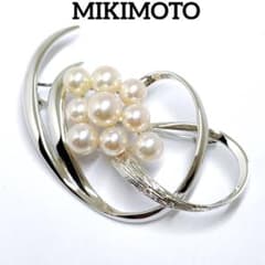 極美品✨MIKIMOTO ミキモト アコヤ真珠 パール ブローチ コサージュ 極美品✨MIKIMOTO ミキモト パール ブローチ コサージュ シルバー