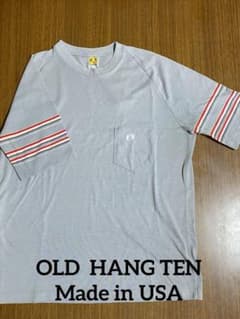 70s USAヴィンテージ HANG TEN ポケットTシャツ　Mのサムネイル