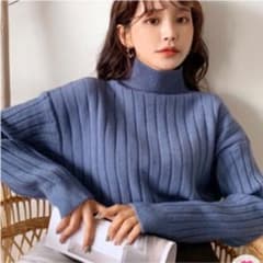 DHOLIC   ハイネックリブニットのサムネイル