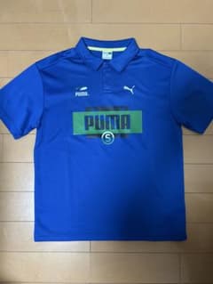 PUMA ポロシャツ ブルー ASIA Mサイズのサムネイル