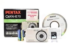 □ 美品 □ペンタックス PENTAX Optio E70 シャンパンゴールド - メルカリ