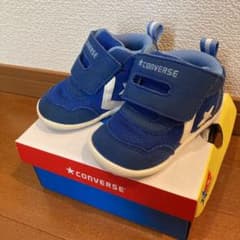 【12.5cm】箱無しconverse  ベビーシューズ　男の子　ブルーのサムネイル