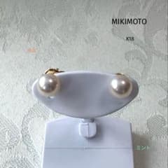 美品 MIKIMOTO ミキモトK18 ピアスアコヤ真珠 K18YG スタッズ - メルカリ
