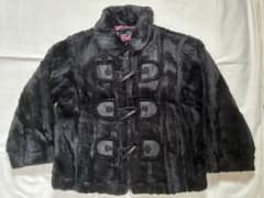 tricot COMME des GARÇONS フェイクファーショートダッフル - メルカリ