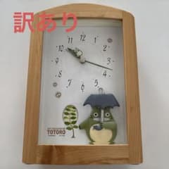 訳ありジャンク】となりのトトロ 置時計 オルゴールタイプの目覚まし