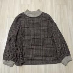 リブニットハイネックプルオーバーのサムネイル