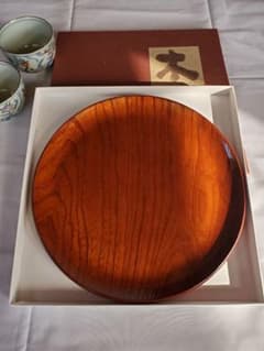 天然木  菓子器 さぬき香川の工芸品  お盆のサムネイル