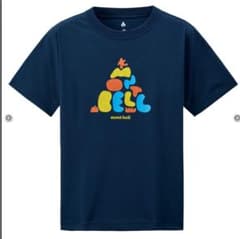新品　mont-bell ネイビーTシャツ　130のサムネイル
