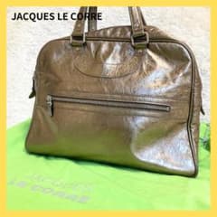 JACQUES LE CORRE】ジャックルコーリスボン・ハンドバッグゴールド 