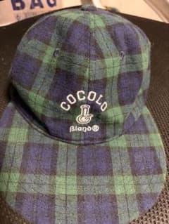 COCOLO BLAND チェック柄 キャップのサムネイル