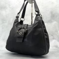 COACH Totebag Soho Hobo Leather Black