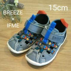 ★期間限定価格★BREEZE×IFMEコラボ水抜きサンダル　メッシュシューズのサムネイル
