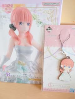 五等分の花嫁一番くじフィギュア二乃にのラバーストラップのサムネイル