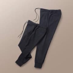 EMMETI BR別注 裾リブパンツ ジョガー TECH 黒 44 エンメティ - メルカリ