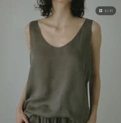 ETRE TOKYO カットオフキュプラタンクトップ - メルカリ